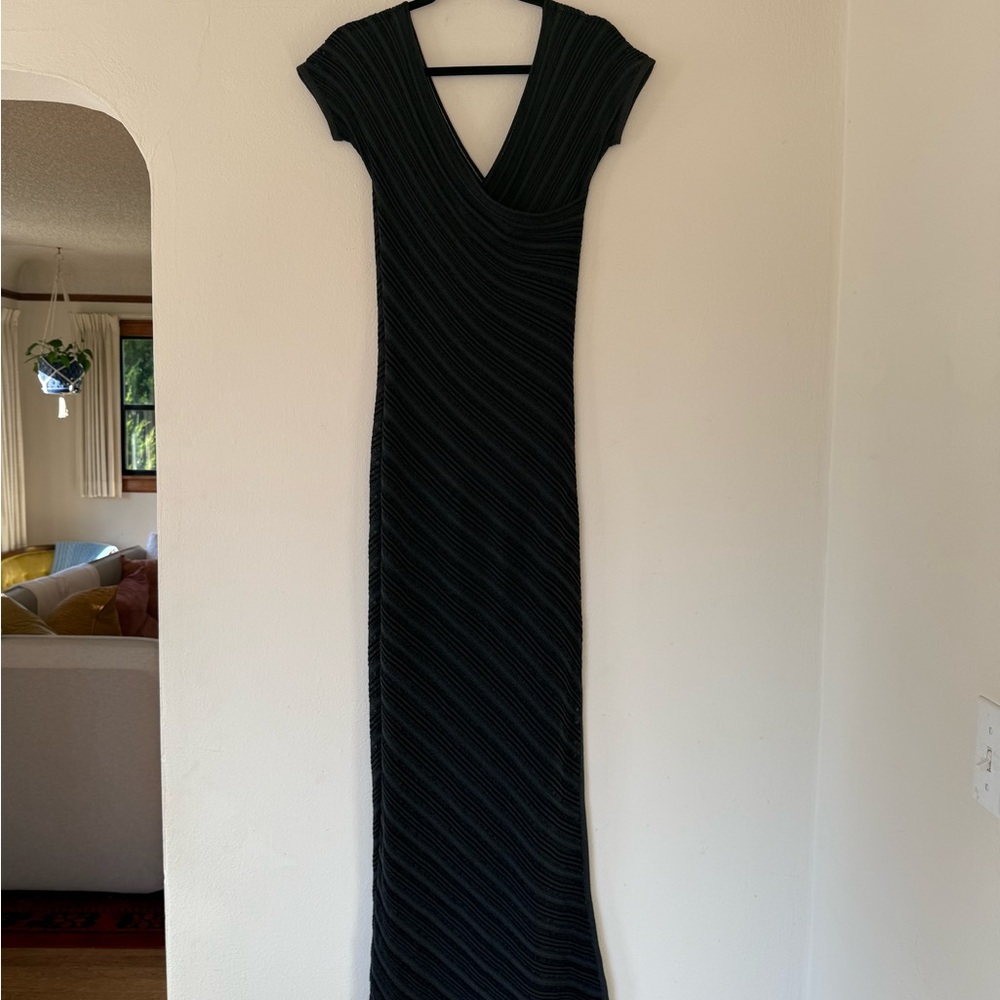 Céline by Michael Kors Black/ Metallic Evening Dress